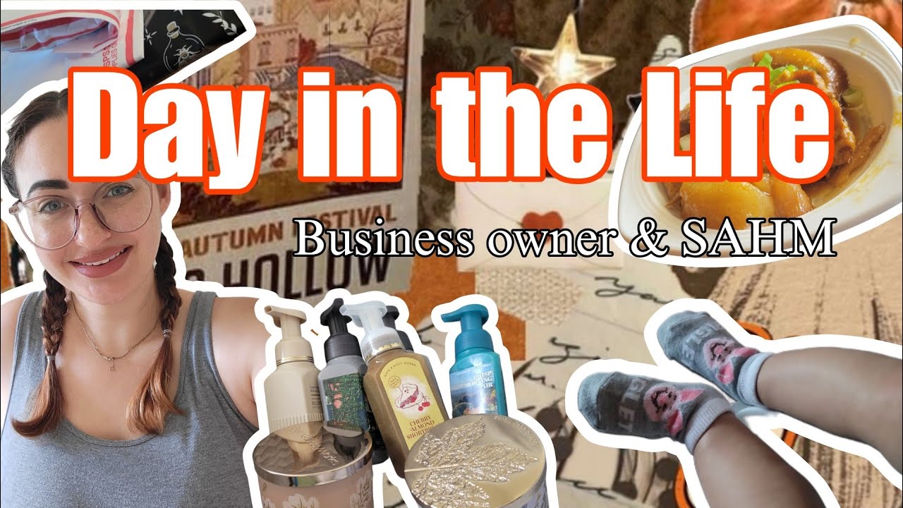 Day in the Life of a Business Owner & Stay At Home Mom | Vlog #3
