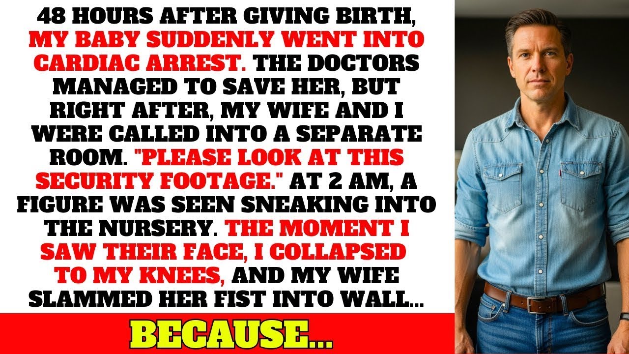 My baby went into cardiac arrest 48 hours after birth. When I saw the security footage I froze…