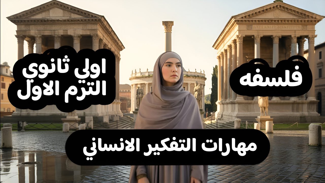 مهارات التفكير الانساني | فلسفة اولي ثانوي الترم الاول