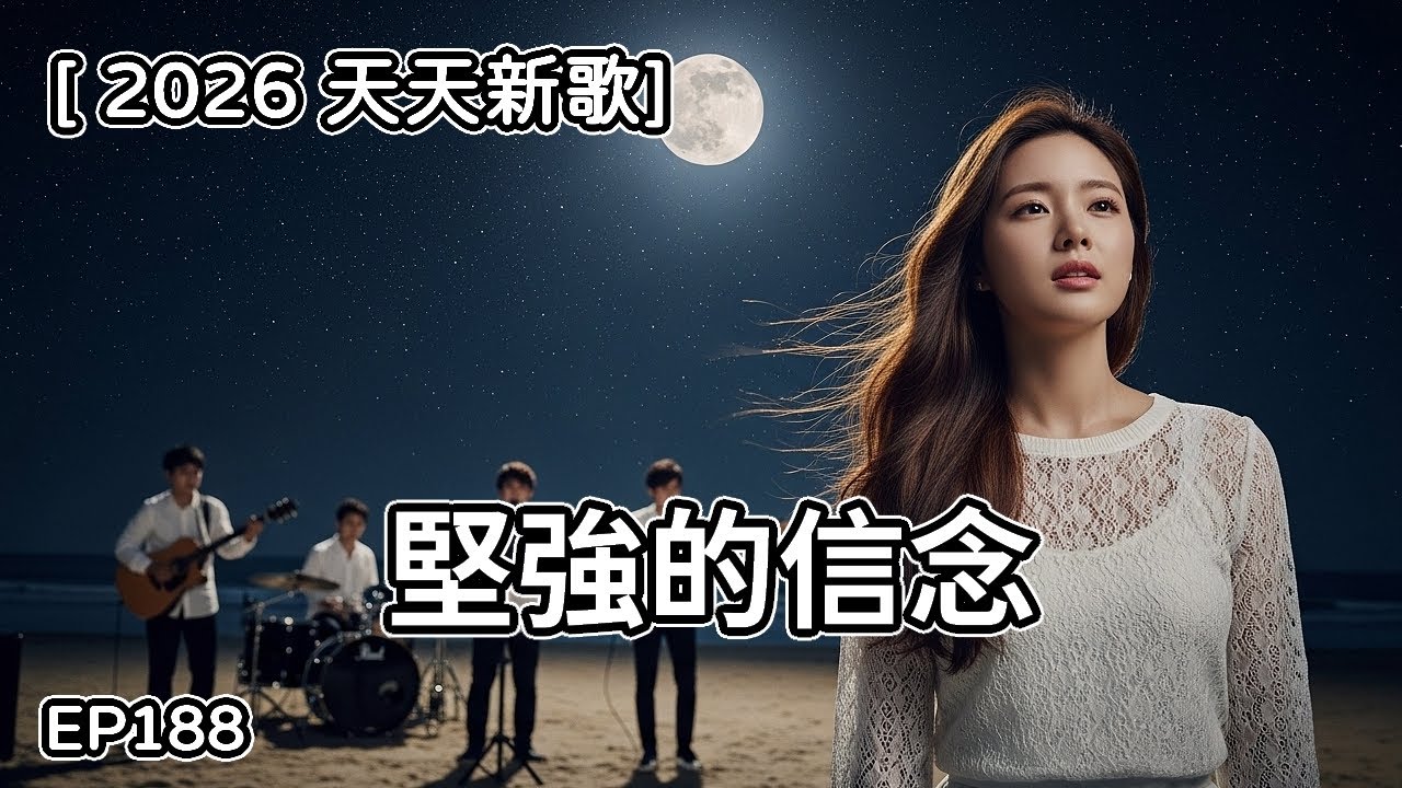 堅強的信念  EP188  [ 2026天天新歌 ]   AI/中文/流行歌曲/華語情歌/超有感染力     #中文 #情歌  #流行歌曲  #動態歌詞