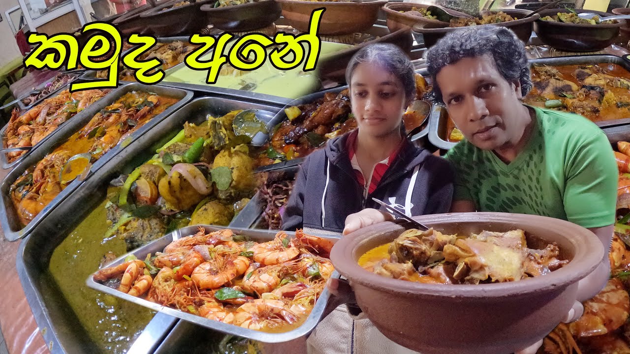 Rice & Curry | Delicious food | Sri Lankan Food කනවද රසටම 😍 Pork Chicken Fish Prawns wild boar