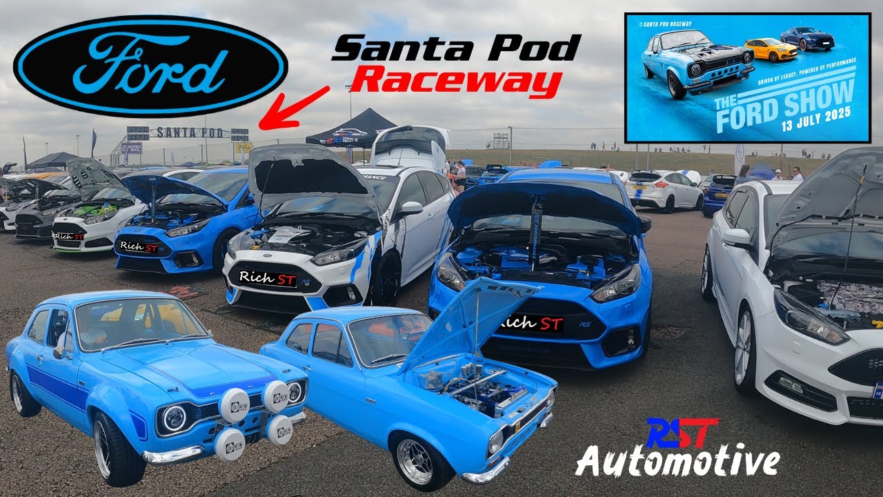 Every Ford Fan NEEDS to See This – Santa Pod Show!