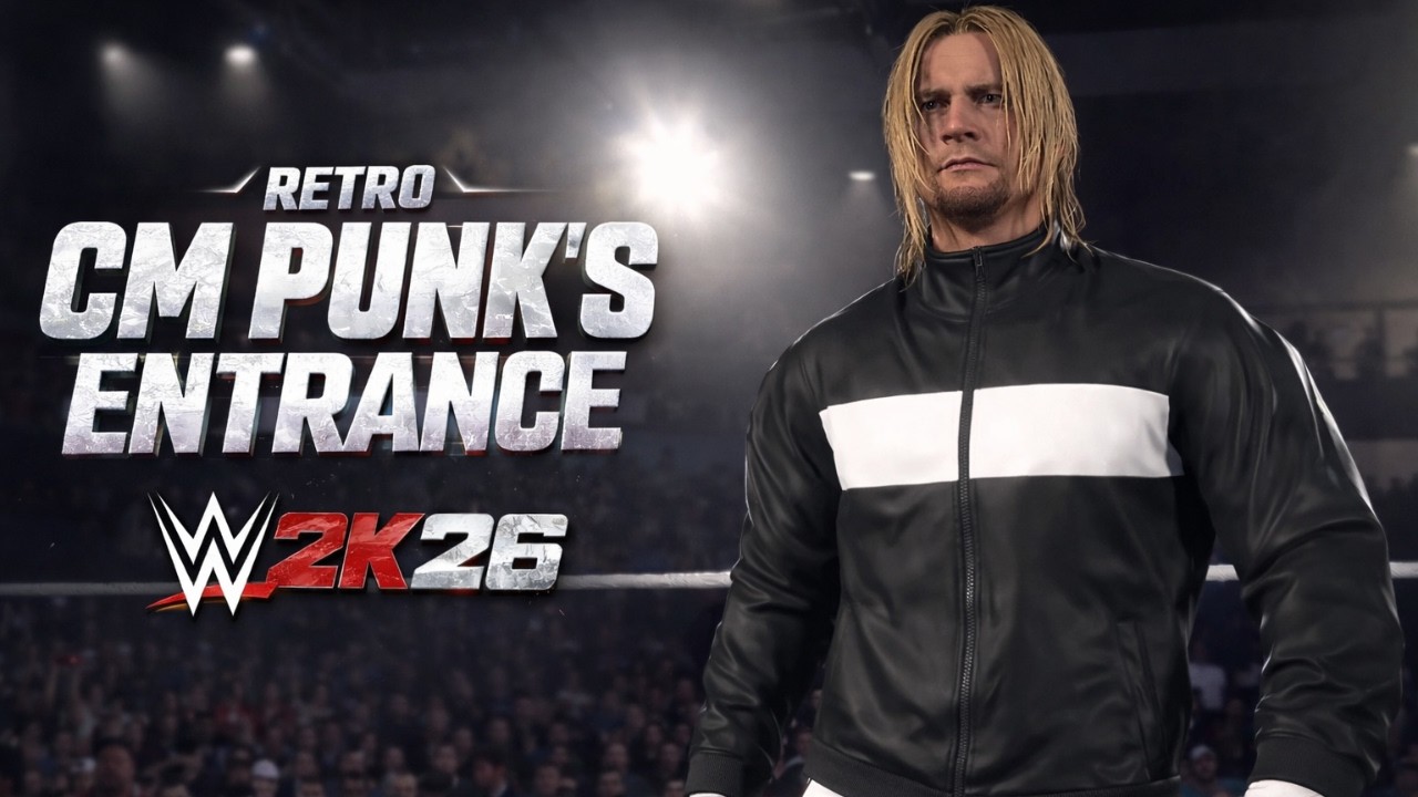 First Look at Retro CM Punk Entrance in WWE2K26