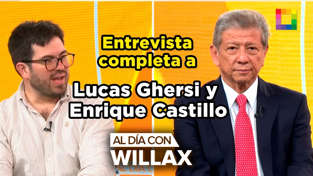 Al Día con Willax - FEB 18 - ENTREVISTA A LUCAS GHERSI Y ENRIQUE CASTILLO | Willax