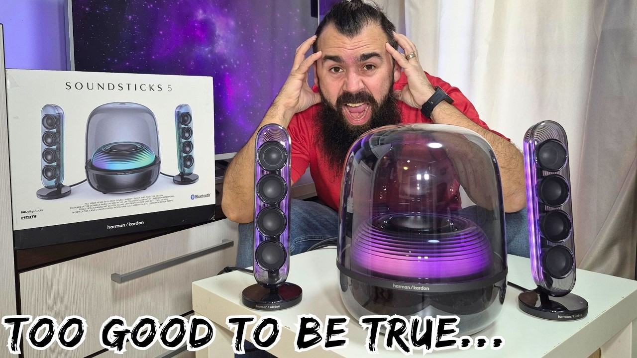Я в восторге от звуковой системы Harman Kardon Soundsticks 5.