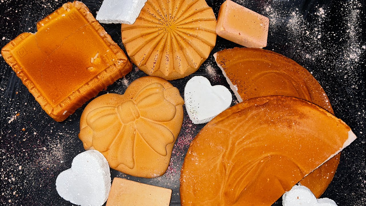 Reform🟠🤍orange homemade gym chalk✨crispylicious and powdery🤤Oddly satisfying ASMR video. 