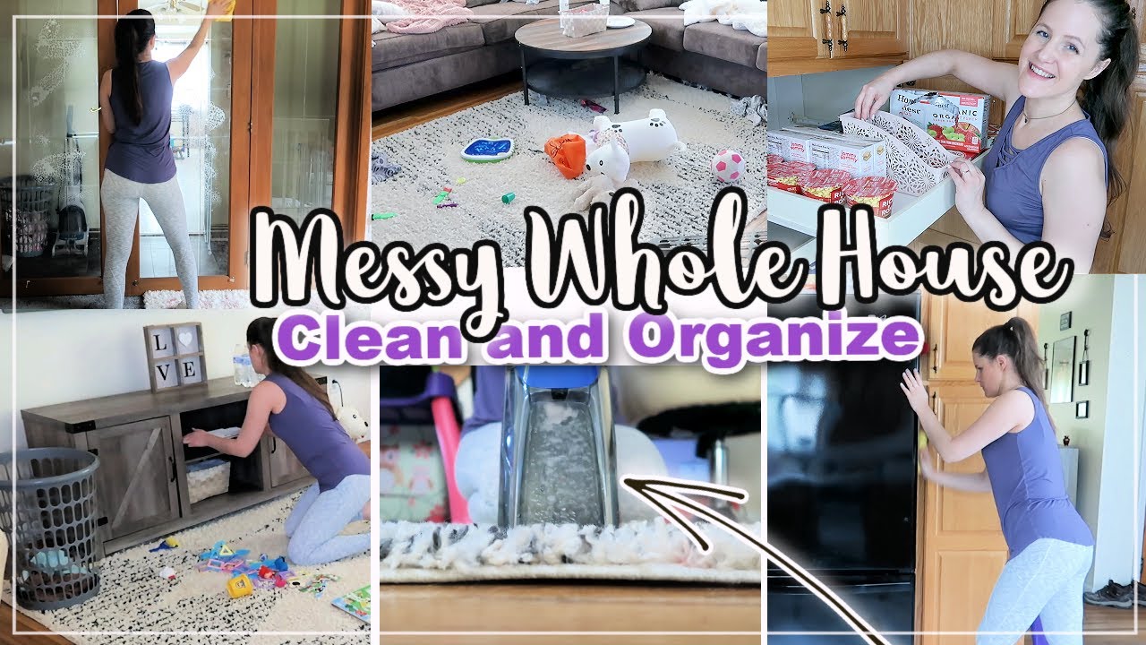 WHOLE (MESSY) HOUSE CLEAN WITH ME 2021 | EXTREME CLEANING MOTIVATION | SPEED CLEAN | DECLUTTER