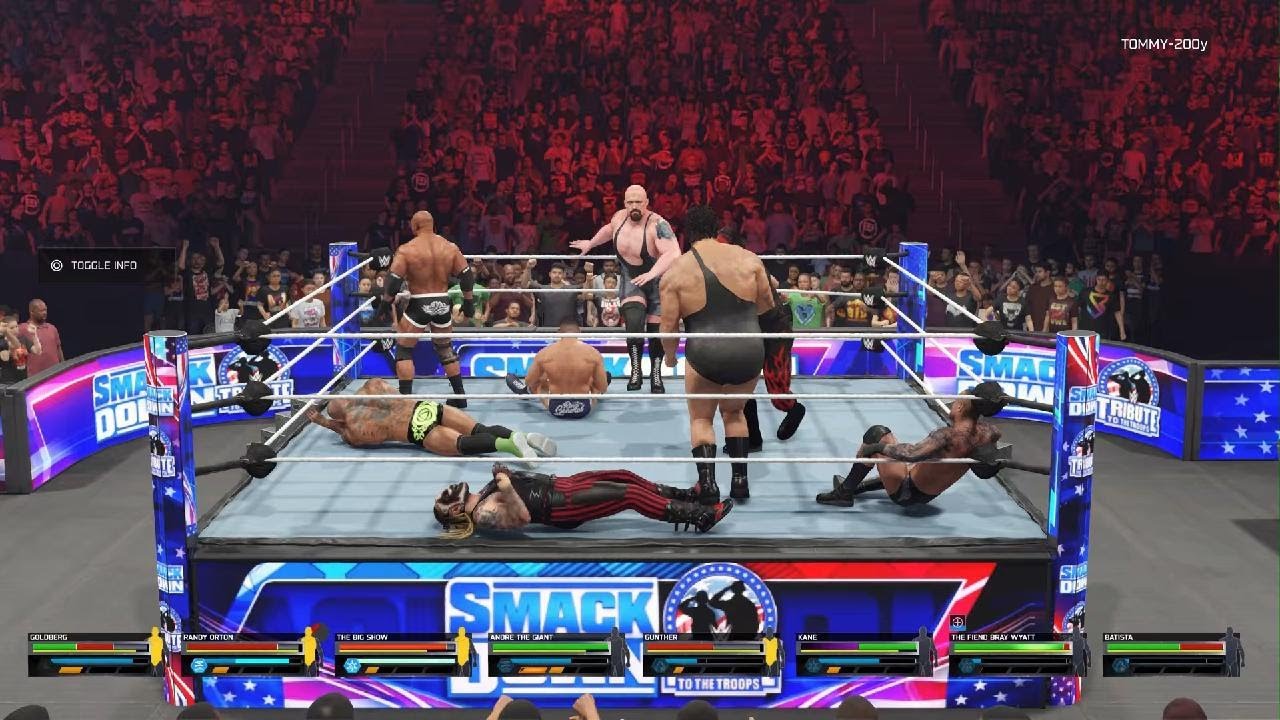 WWE 2K 25 royol rumble kemer maçı