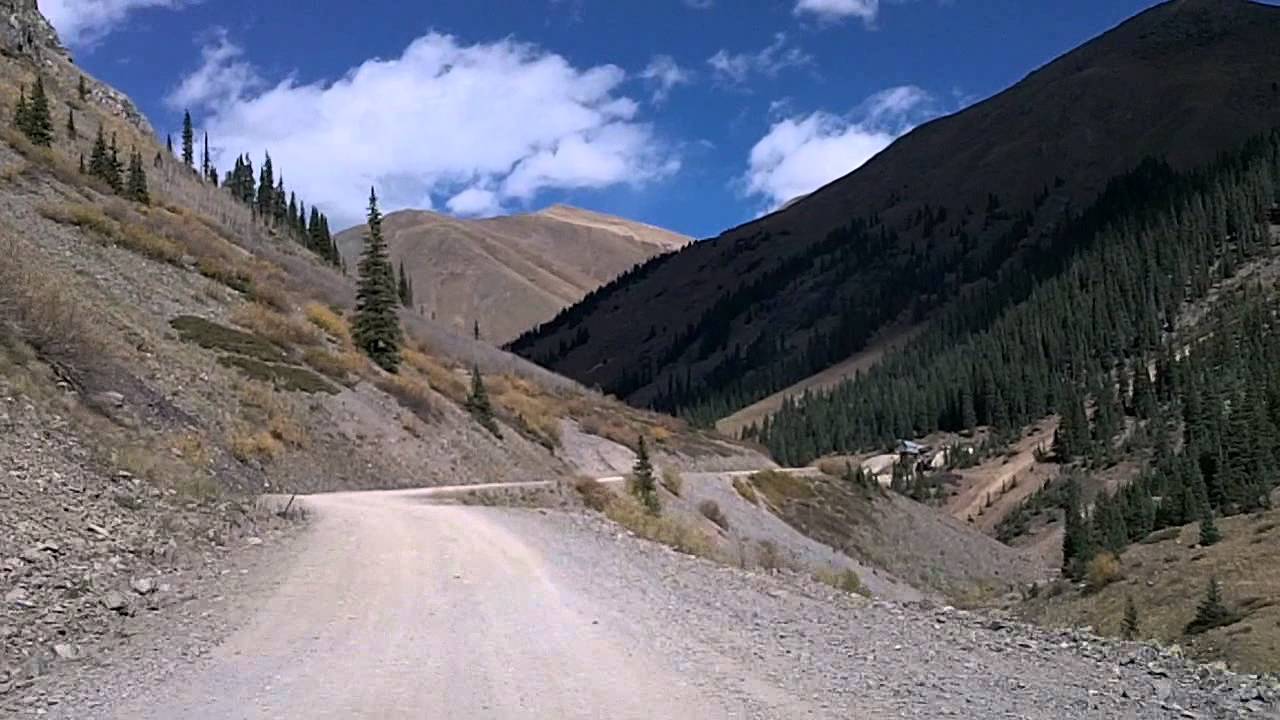 Silverton to Animas Forks Ghost Town Dashcam Time Lapse