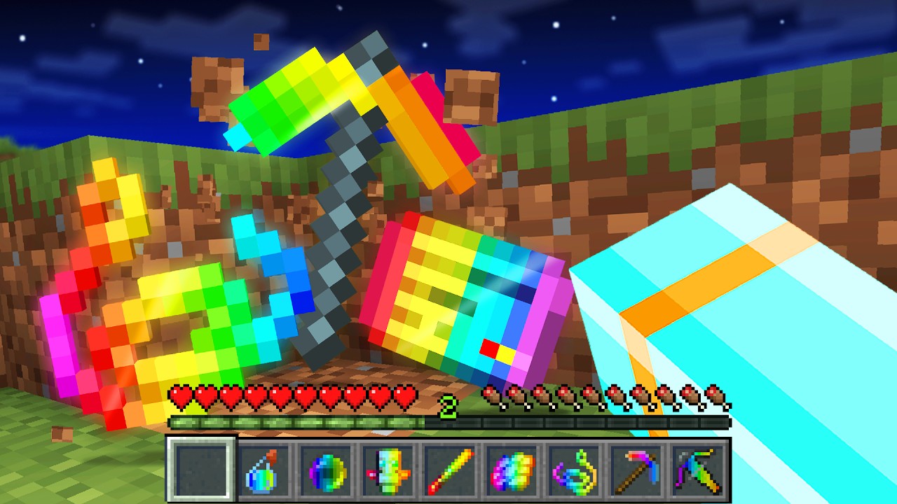 Minecraft but EVERY Drop is OP