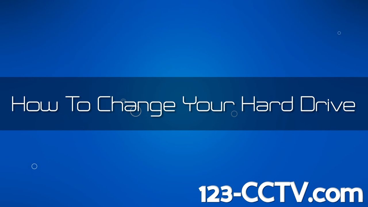DVR Hard Drive Installation or Upgrade Instructions