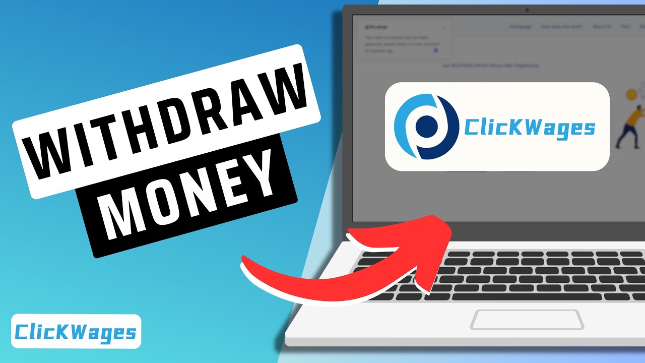 How To Withdraw Money From Click Wages- Beginner Tutorial