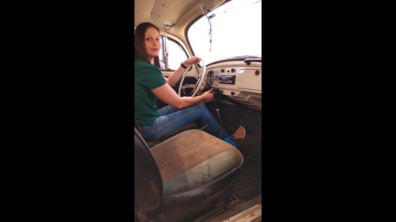Old Volkswagen Fusca Beetle Vintage | Cold Start / Partida a frio | Engine idling noise | ASMR