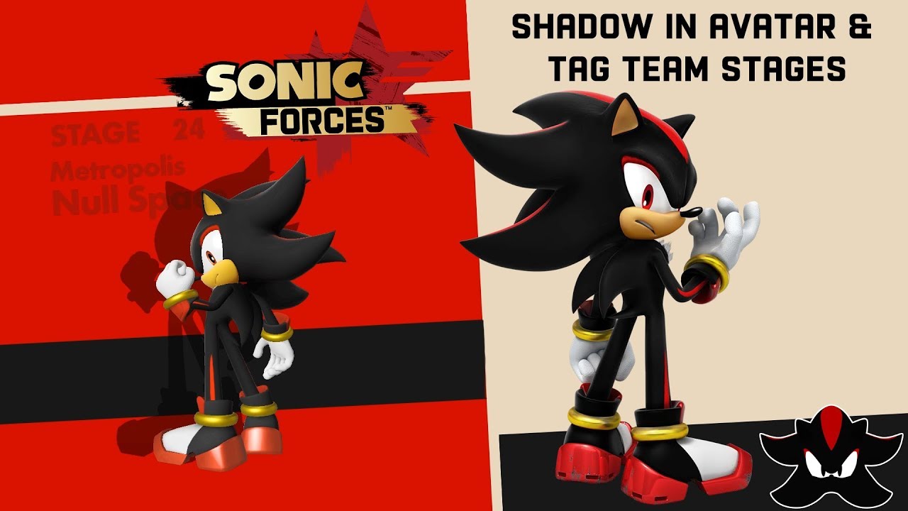 Shadow in Avatar & Tag Team Stages - Sonic Forces