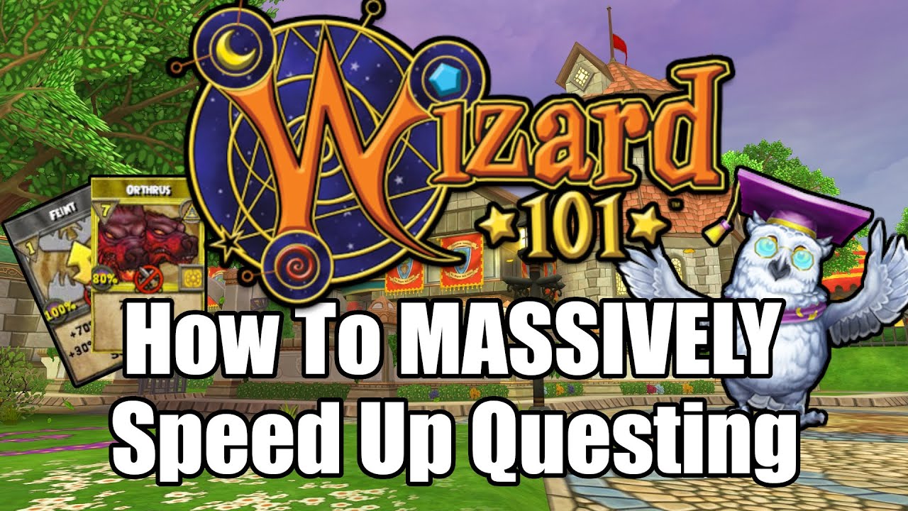 How To MASSIVELY Speed Up Questing In Wizard101