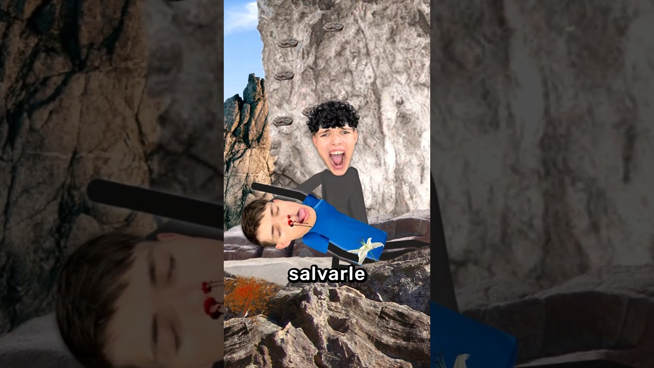 Ni&ntilde;o Mata Escalador Con Roca 😨