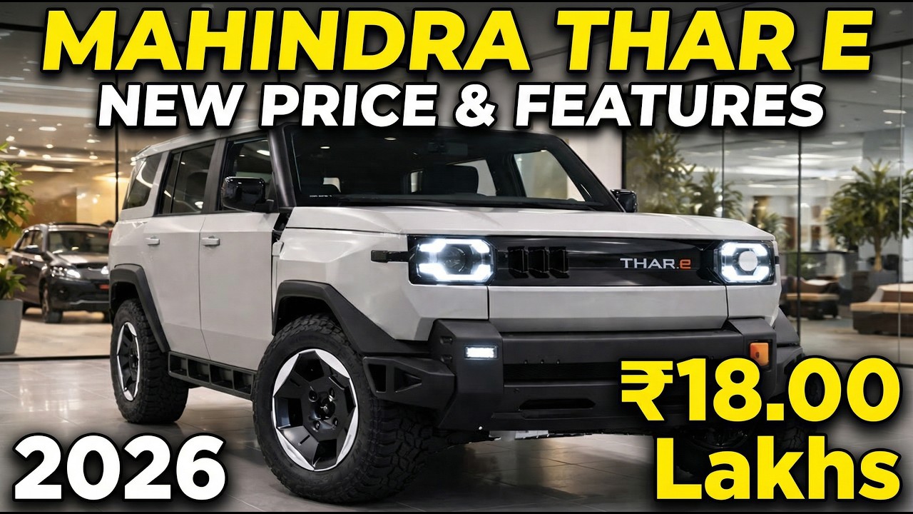 Mahindra Thar e 2026: 7 Crazy Features You Didn’t Expect Now