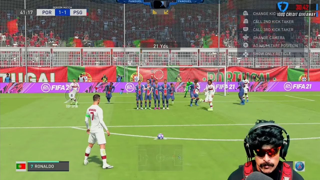 WHEN DRDISRESPECT BECAME CRISTIANO RONALDO! #shorts