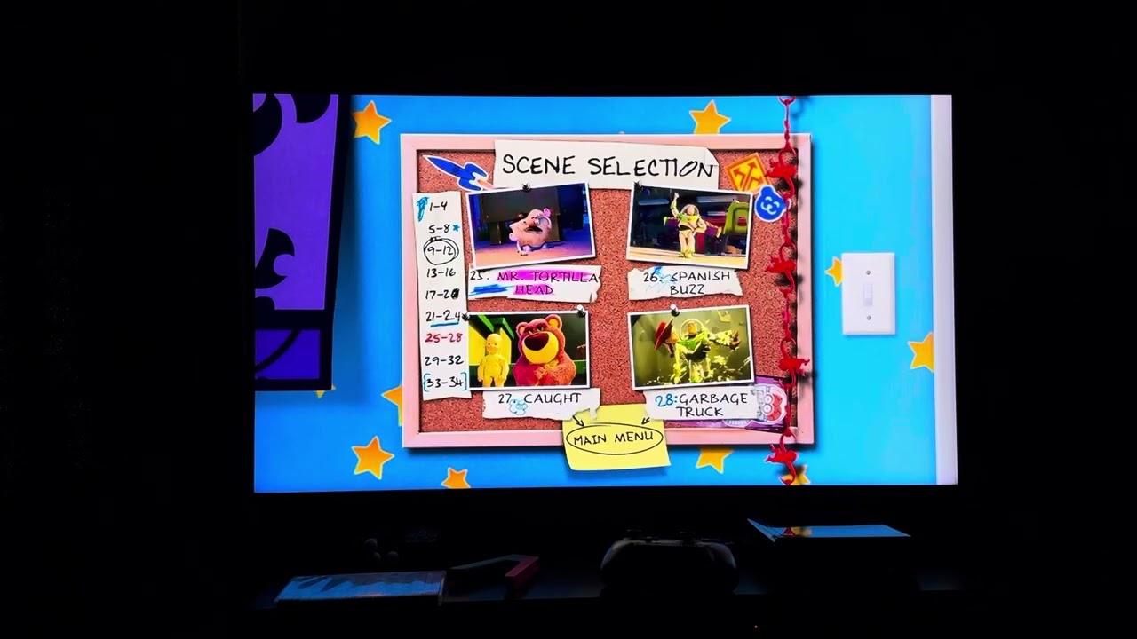 Toy story 3 2010 DVD menu walk-through ￼