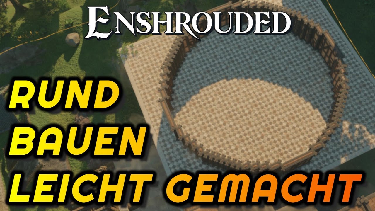 So könnt ihr ganz einfach und schnell rund bauen ~ Enshrouded Update 6