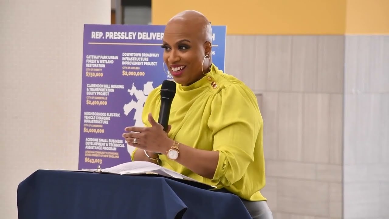 Community Coffee with Rep. Ayanna Pressley and Somerville Mayor Katjana Ballantyne