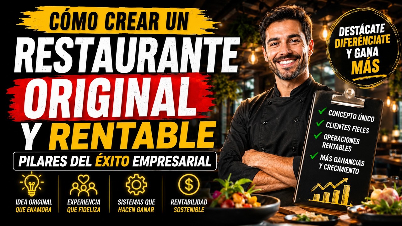🏆 Cómo crear un restaurante original y rentable: Pilares del éxito empresarial