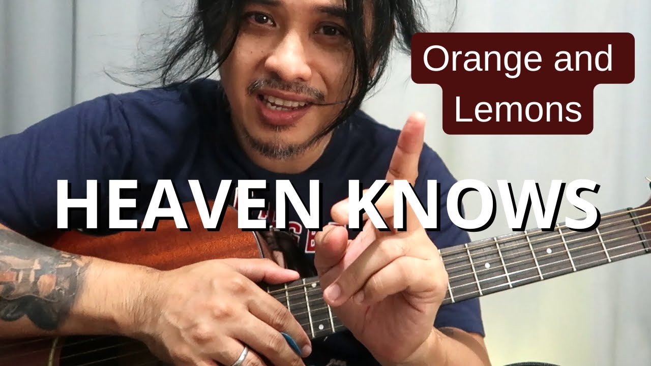 Guitar Tutorial: Heaven Knows ORANGE AND LEMONS (with solo guitar tab)