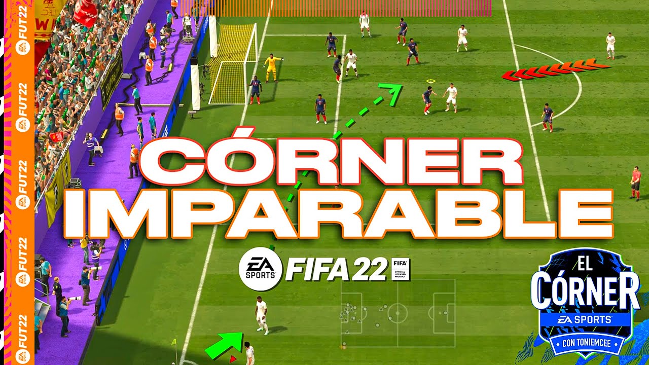 FIFA 22 | TUTORIAL CÓMO MARCAR DE CÓRNER | EL CÓRNER