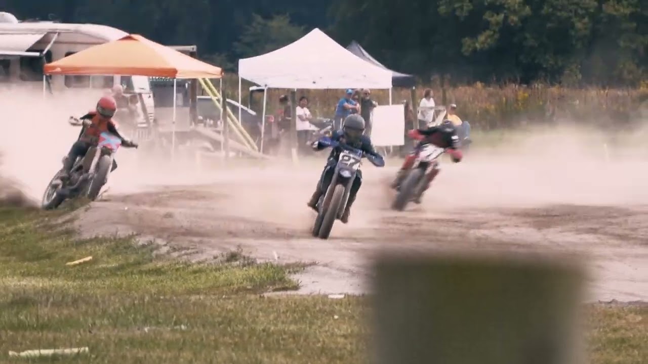 Amateur 450 Flattrack Main event, Harpster, Ohio 9-18-2022