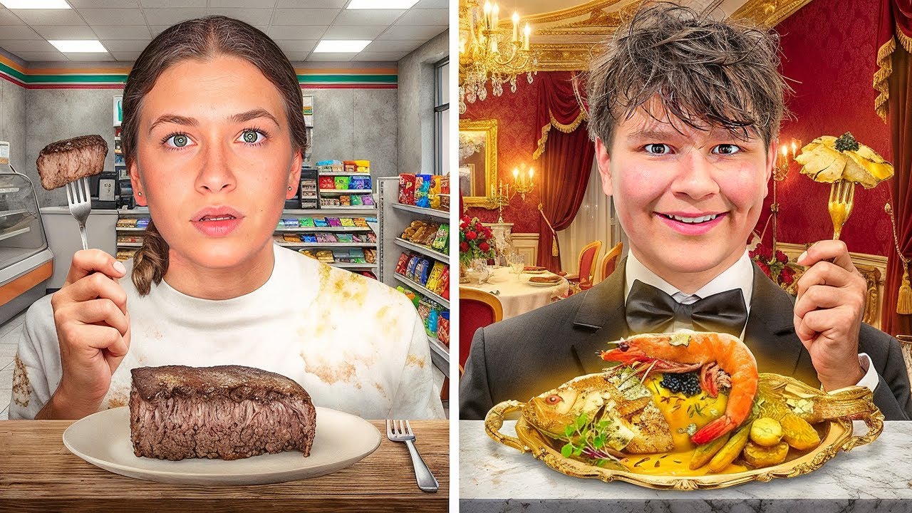 $20 vs $200 THANKSGIVING Dinner Challenge!