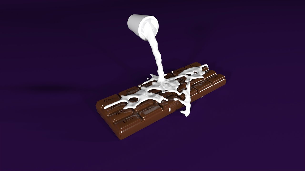 ازاي تعمل شيكولاته و السوائل بالسينما فور دي - cenima 4D