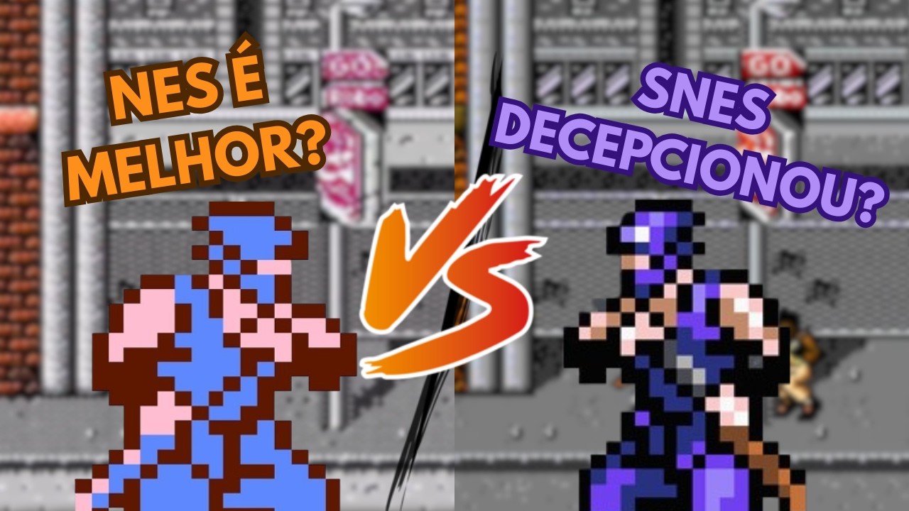 Remake ou Decepção? Ninja Gaiden NES x SNES lado a lado!