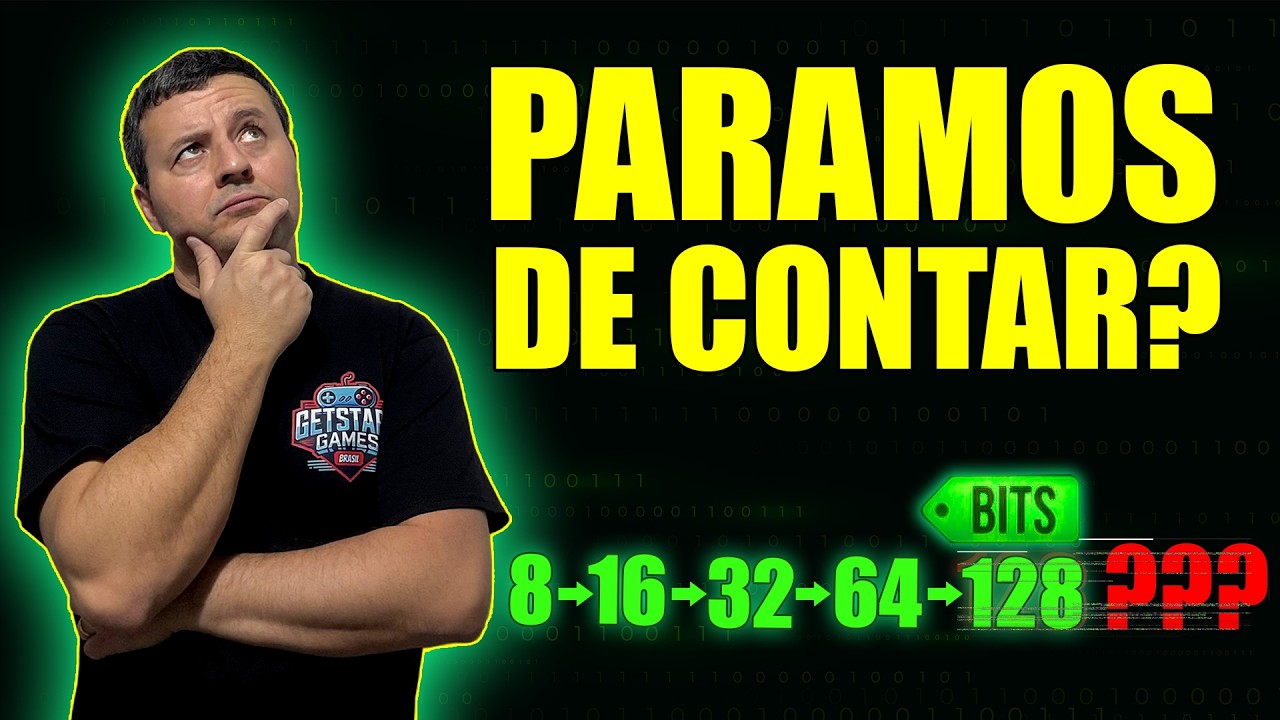 A verdade sobre os BITS dos videogames. Por que PARAMOS de contar?
