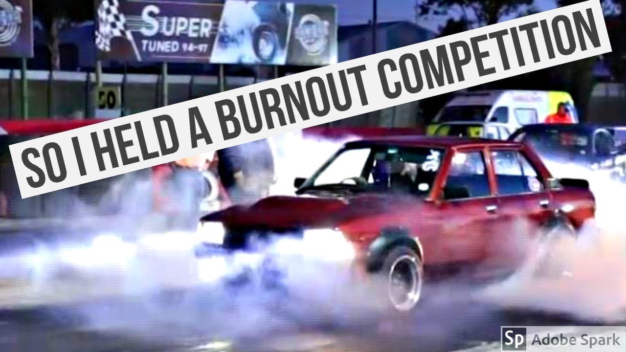Killarney Burnout competition, powered by Havoline & Performance with Page