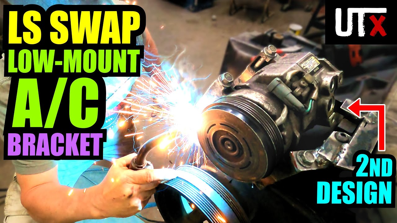 ВЫРЕЗ НЕ НУЖЕН! - Кронштейн для блока питания переменного тока LS Swap, 2-й дизайн, с низким креп...