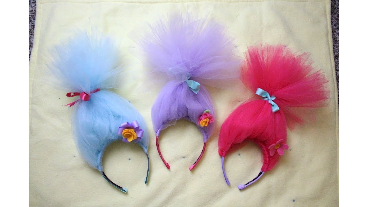 How To Make A Troll Head Band