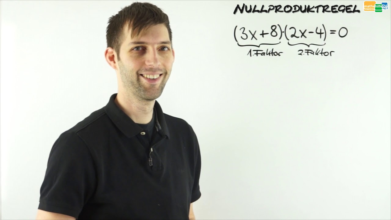 Nullproduktregel (oder: Regel vom Nullprodukt)