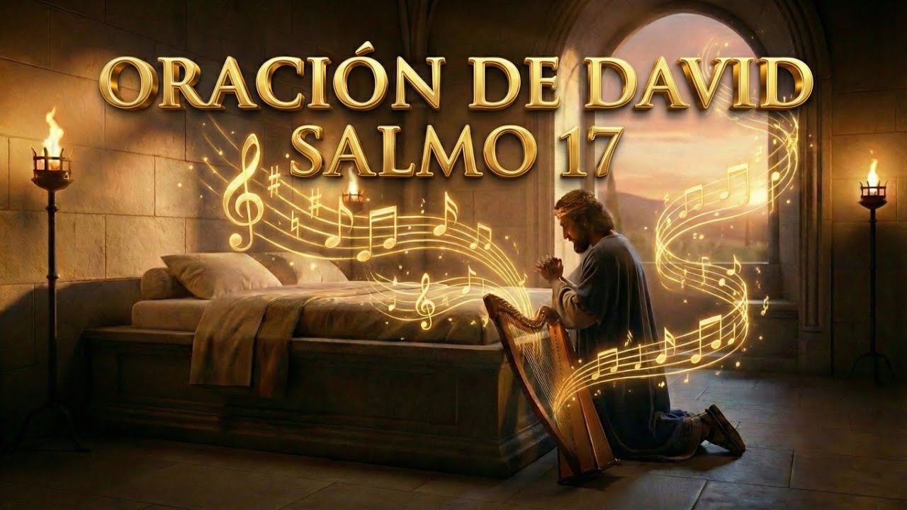 Plegaria de David - Salmo 17 | Reina Valera 1960 | Música Hebrea Antigua (Arpa de David) 🪉 (4KUHD)