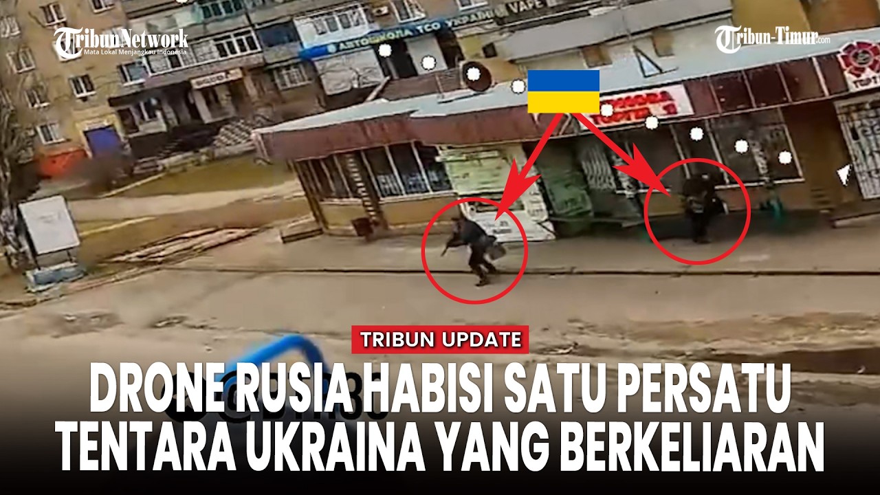 DRONE FPV RUSIA GEMPUR GARIS DEPAN, KRASNOARMEYSK MEMANAS