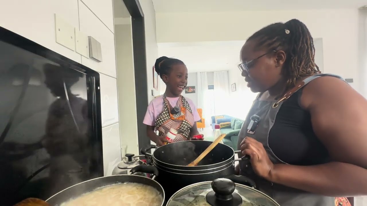 Us making Chicken stew with AMA 🥰 #edits 