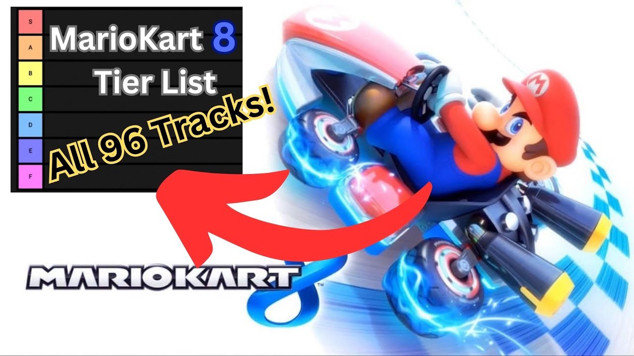 All 96 Tracks RANKED (Mario Kart 8 Deluxe Tier List)