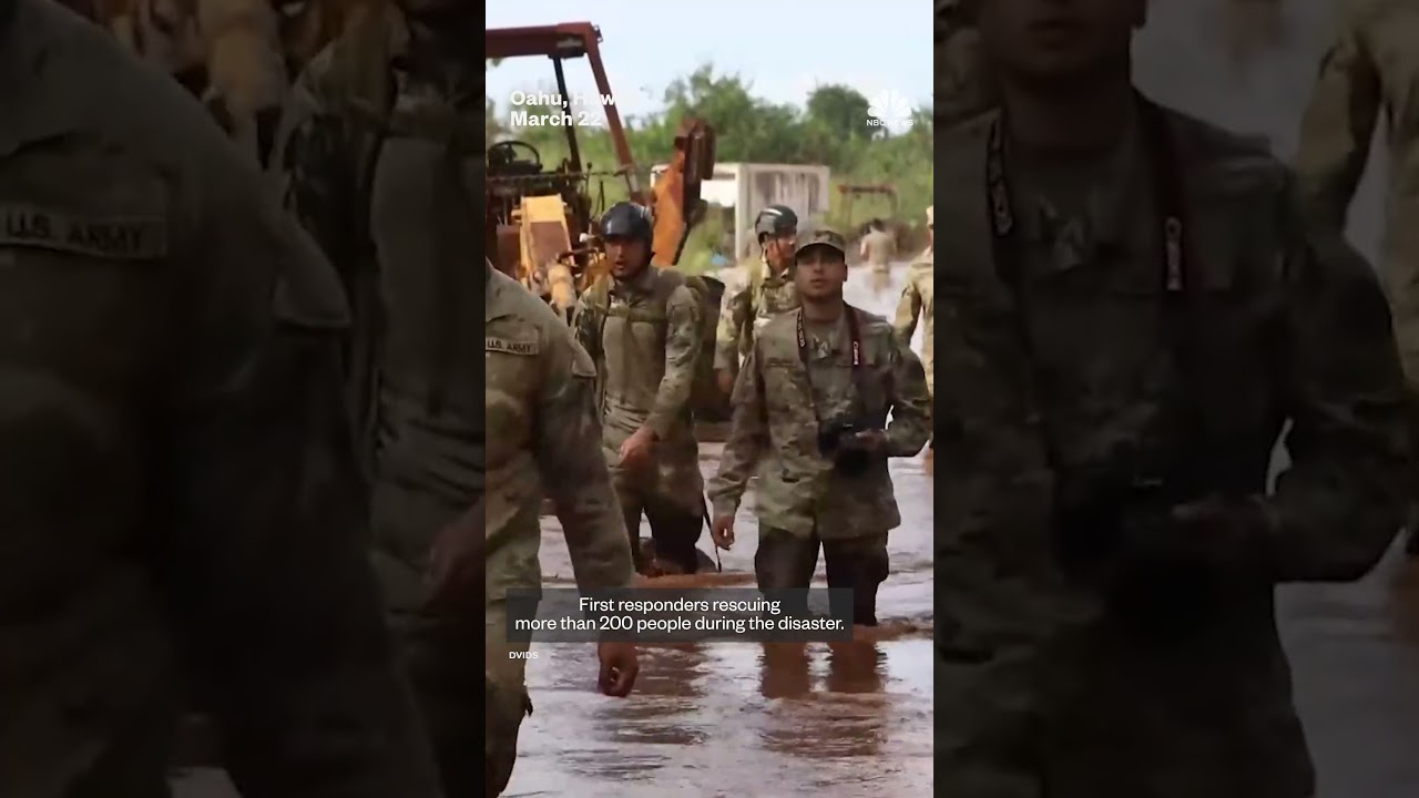 Historic flood emergency prompts rescues in Hawaii
