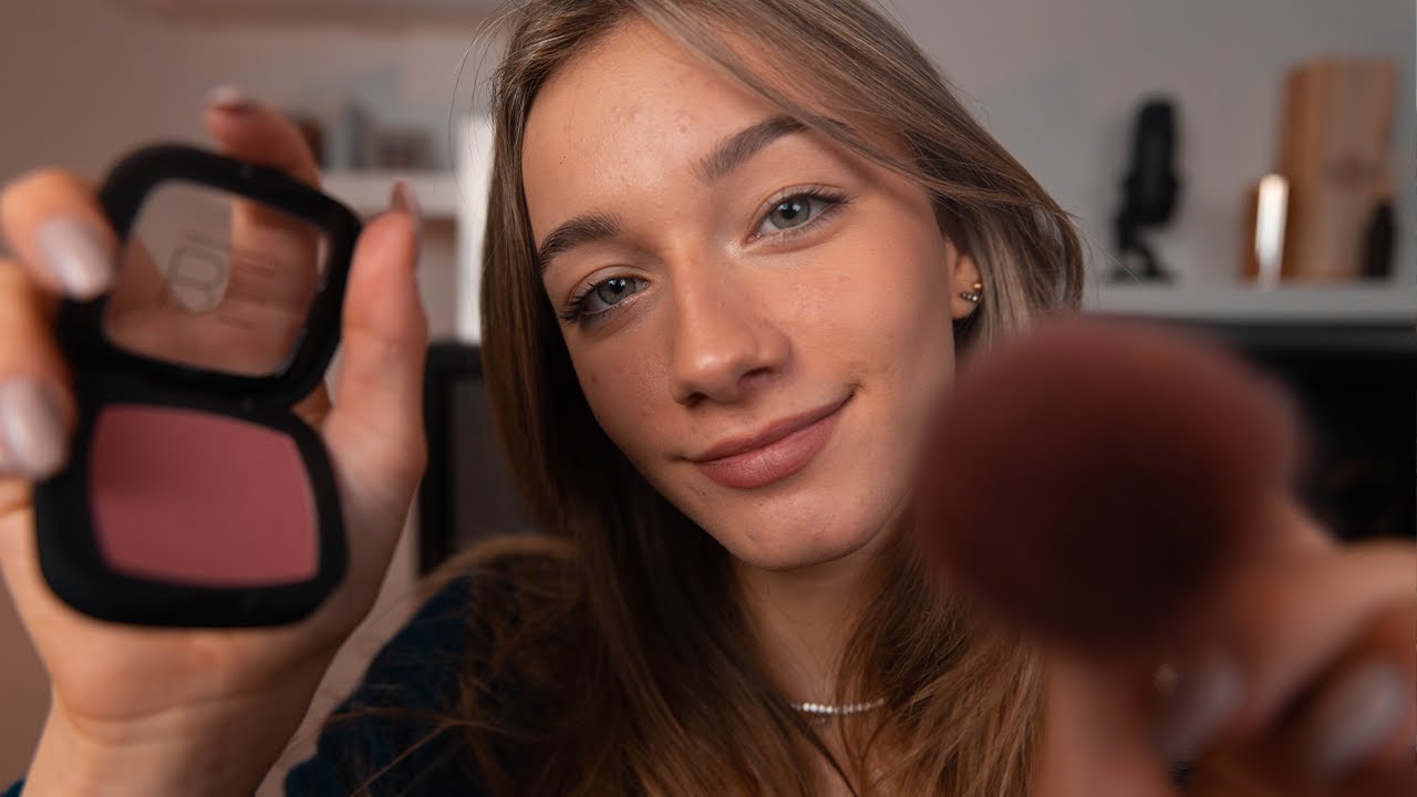 ASMR - FAST & AGGRESSIVE MAKEUP APPLICATION ROLEPLAY! (+ русские субтитры)
