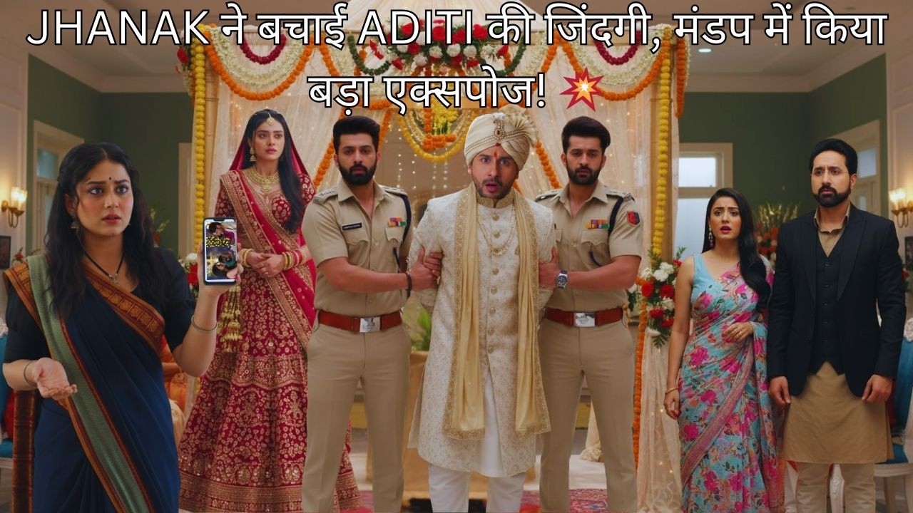 JHANAK  UPCOMING TWIST JHANAK ने बचाई ADITI की जिंदगी, मंडप में किया बड़ा एक्सपोज! 💥