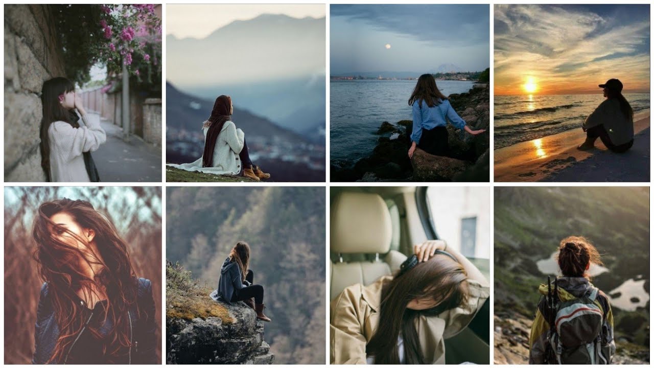 Alone girls' photos for WhatsApp dp || sad dp || sad dpz for girls #saddp