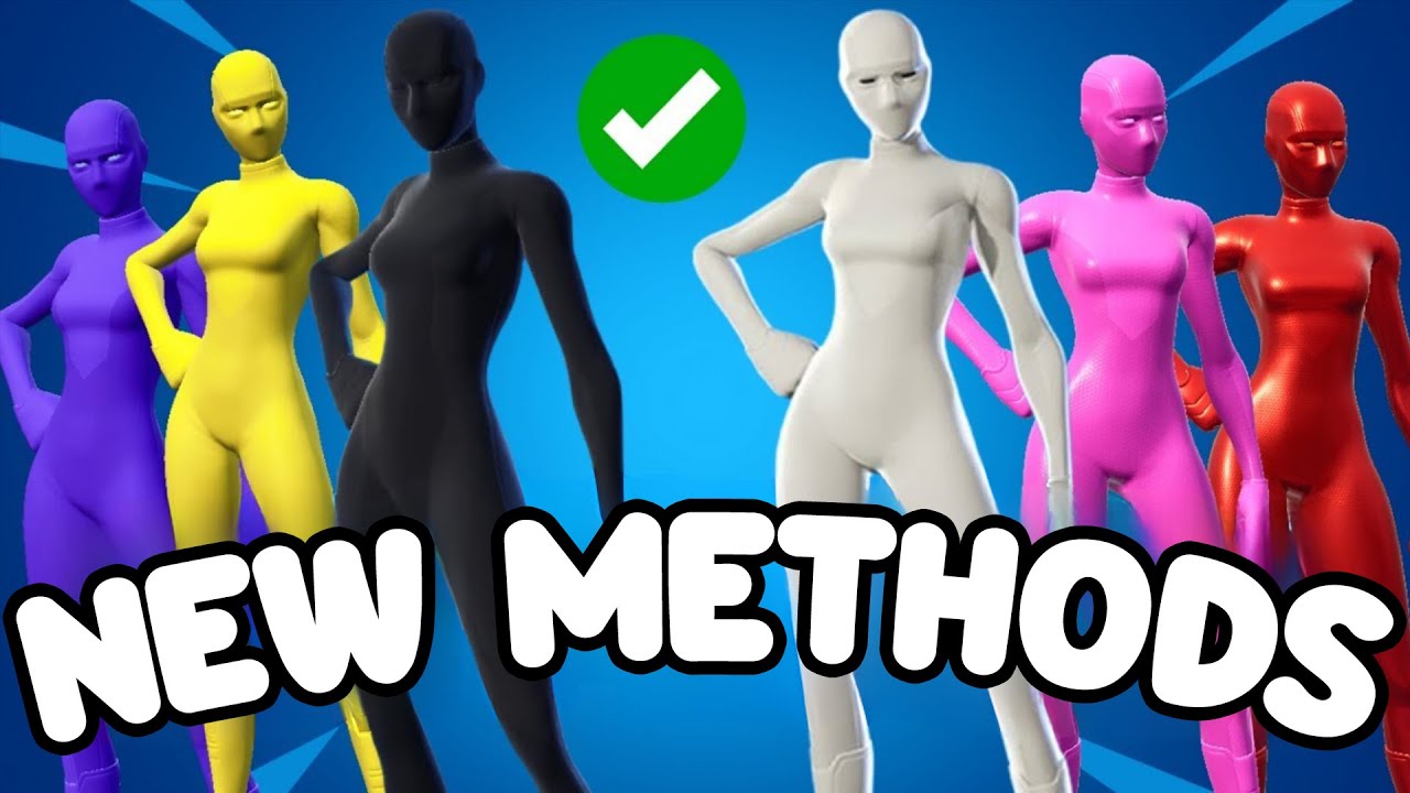 How To Get All White And All Black Superhero Skins In Fortnite! - NEW METHODS