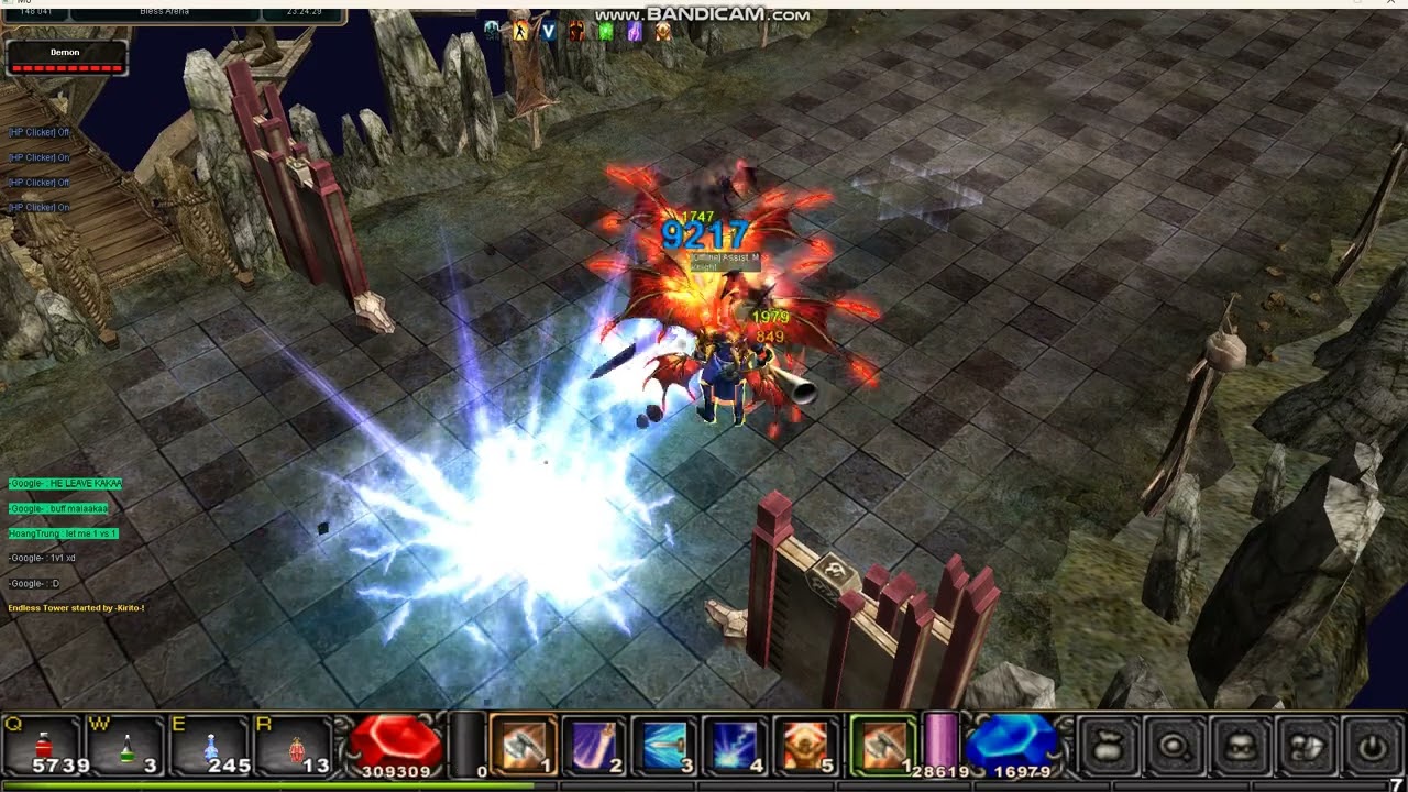 MU bless Sparta Server 1 vs 1 BK ! fly me to the moon