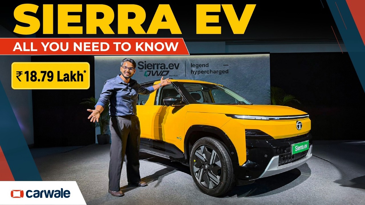Tata Sierra EV Full Walkaround | Price, Range, Variants & Features Explained