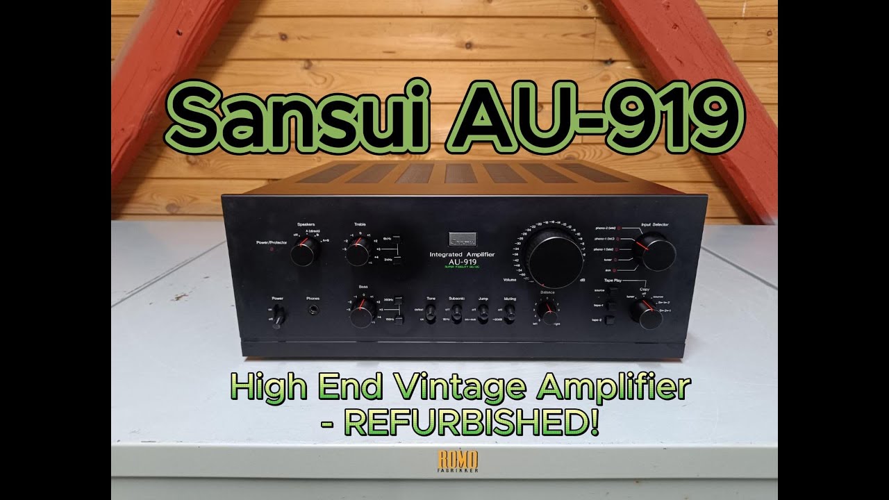 Sansui AU-919 - Refurbished High End Vintage Amplifier!