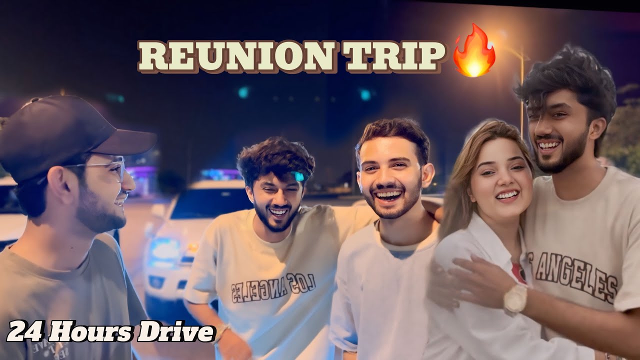 Nikkah ki khushi main pehla road trip 😍 sub ek sath after so long ‼️ Thakan hogai bohat 😭